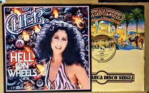 CHER HELL ON WHEELS VINYL UK 12" MAXI - FREE CUSTOM PIC SLEEVE - Picture 1 of 4