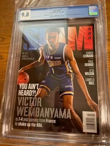Oct. 2022 Victor Wembanyama First RC Rookie Variant SLAM Magazine #240 CGC 9.8 - Picture 1 of 5