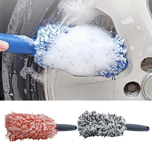 3x Car Wheel Cleaning Brush Washing Clean Tool Tire Soft Bristle Cleaner Kit - Picture 1 of 12