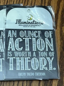 Ralph Waldo Emerson Magnet Illuminations Brilliance Is Magnet Unze Action - Bild 1 von 3