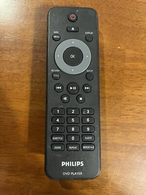 Philips Genuine SF223 2422549 01929 DVD Player Remote Control DVP3962 OEM Tested - Image 1 of 3