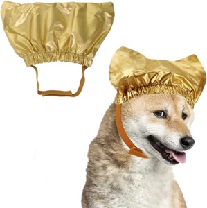 Pet Shower Cap - Waterproof Reusable Bath Ear Covers with AdjustableStrap Medium - Picture 1 of 12