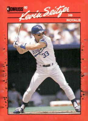 1990 Donruss #85a Kevin Seitzer - Image 1 of 2