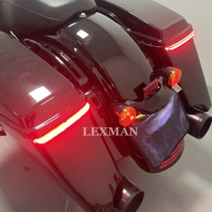 For Harley Electra Glide Ultra Limited FLHTK FLHTKL LED Rear Saddlebag Lights - Picture 1 of 10