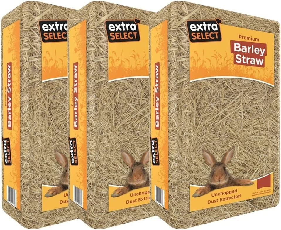 Extra Select Barley Straw Large 2kg x (Pack of 3)