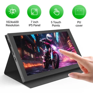 APROTII Mini 7 Zoll HDMI IPS Monitor Touchscreen Gaming Display für Raspberry Pi - Bild 1 von 14