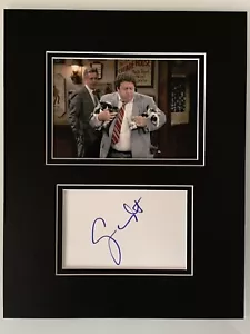 CHEERS ACTOR GEORGE WENDT Signed Autographed Matted Photo w/cut 11"x14" - Picture 1 of 2