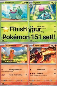 pokemon scarlet and violet 151 cards - Picture 1 of 162