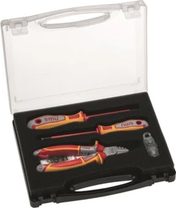 NWS 833-3 Toolbox VDE, 5-tlg, Side Cutters+Screwdriver+E-Detector - Picture 1 of 7