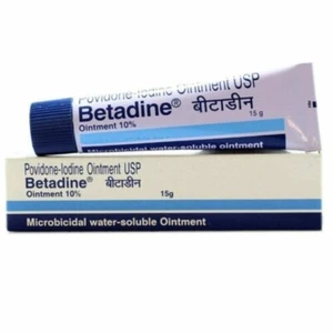 Ungüento 10% antiséptico infección de la piel quemaduras betadina povidona-yodo crema -15 g - Imagen 1 de 1