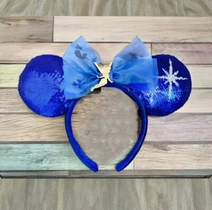 Disney Parks Ears Tinker Bell Shanghai Headband Peter Pan's Flight Blue Gifts - Picture 1 of 8