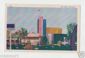 Postal 1930s A Century of Progress Dairy Building Chicago Worlds Fair - Imagen 1 de 2
