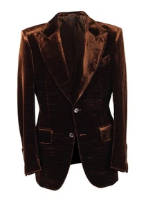 TOM FORD Dyllan Brown Suit Size 46 / 36R U.S. New With Tags - Picture 1 of 7