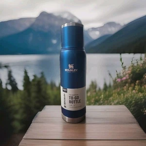 Stanley Thermos Legendary Classic XL blue 1.4 Qt liter Vacuum Insulated - Picture 1 of 3