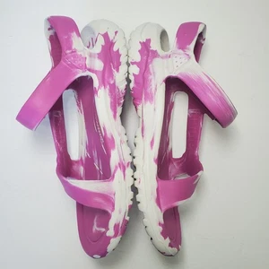 Sandali acqua Teva Hurricane Drift rosa bianco marmo leggeri donna - Foto 1 di 8