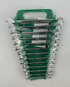 SK Tools 13 Piece 6 Point Metric Combination Wrench Set 7mm -19mm #86123 USA - Picture 1 of 3