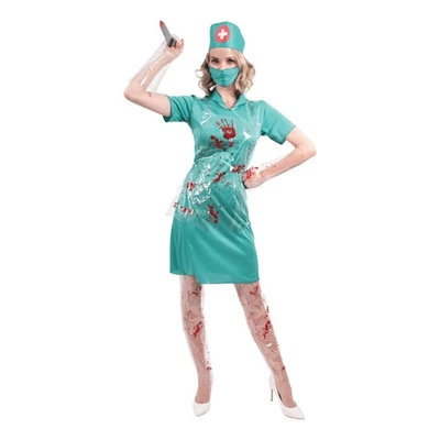 Disfraz De Enfermera De Horror Sangriento Para Adultos - Imagen 1 de 4