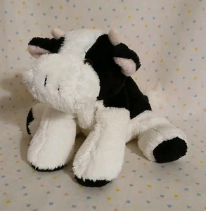 Peluche Mary Meyer mucca bianca nera Holstein peluche 6" suono moo - Foto 1 di 7