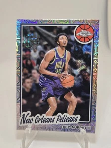 Trey Murphy 2025 Topps Flagship Basketball Silver Pack Mojo TC-TMU Chrome - Bild 1 von 2