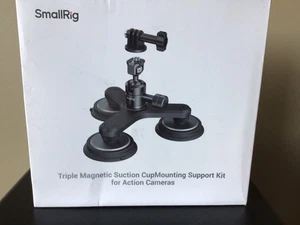 SmallRig Triple Magnetic Mount for Gopro, with Suction Cup 2 in 1 for Insta360 - Picture 1 of 5