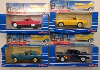 Lotto Majorette - 4 automobili Americane serie Legends (nuove) scala ca 1:30 - Immagine 1 di 4