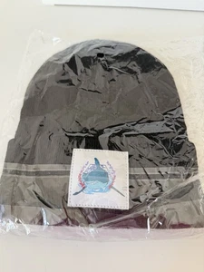 San Jose Sharks NHL Beanie - schwarze Strickmütze mit Haifisch Patch - Bild 1 von 3