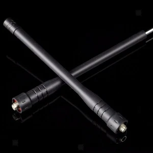 2 Pièces 16 Pouces Rétractable VHF/UHF (144/430 Mhz) Antenne SMA-femelle - Photo 1/7