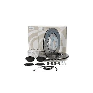 ORIGINAL BMW Bremsscheiben + Beläge + Fühler hinten 5er F10 M5 6er F06 F12 F13 - Picture 1 of 3