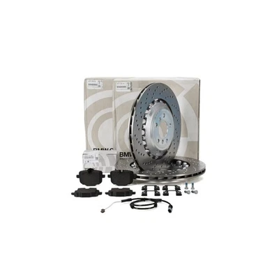 ORIGINAL BMW Bremsscheiben + Beläge + Fühler hinten 5er F10 M5 6er F06 F12 F13 - Image 1 of 3