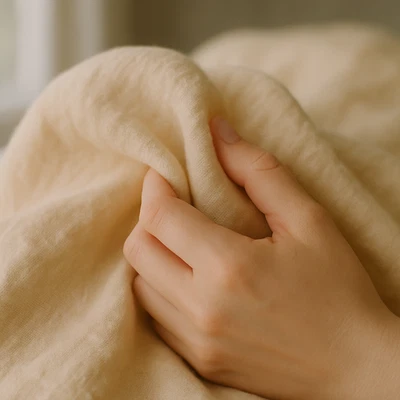 Tela de lino por yarda - costura, tapicería, moda, decoración del hogar y manualidades hágalo usted mismo Foto 1 de 4