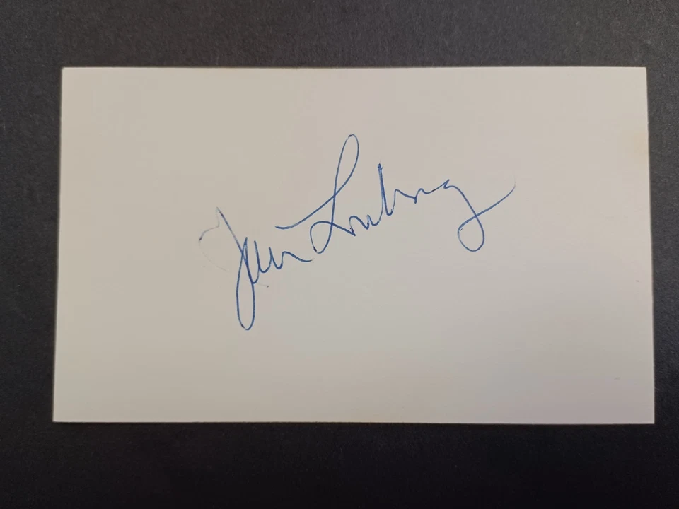 Jim Lonborg Signed Index Card - Red Sox, Brewers, Phillies - B - Image 1 of 1