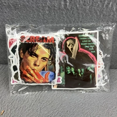 Halloween Decorations Stickers Scream Horror Movie Party Theme Fun Decor