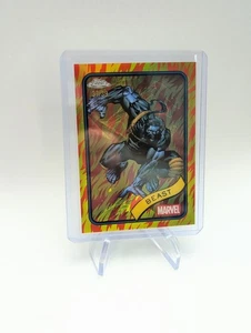 2025 Topps Chrome Marvel Beast #177 Rifrattore Torcia Umana Numerato 37/39 - Foto 1 di 2