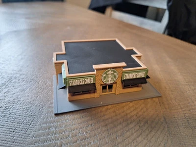 Edificio Starbucks escala N construido a medida comida rápida impreso en 3D terminado construido Foto 1 de 4