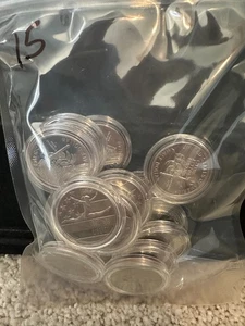 1992 -S OLYMPIC Commemorative Half Dollar 15 Coin LOT Proof in Capsules - Picture 1 of 1