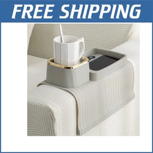 Weighted Silicone Couch Drink Holder - Perfect for Snacks, Phones & Remote - Picture 1 of 11