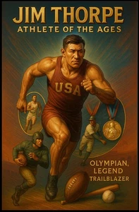 Jim Thorpe Athlete of the Ages Poster Print - Picture 1 of 1