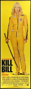 Original KILL BILL VOL 1 DVD Door Panel QUENTIN TARANTINO Uma Thurman ROLLED - Picture 1 of 1