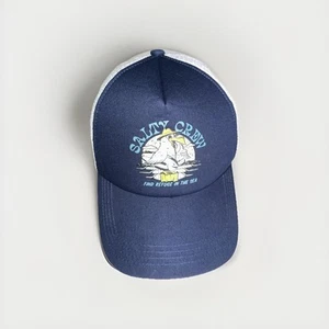 Salty Crew Hat SnapBack Youth Trucker Cap Blue Foam Mesh Back Seagull OSFM - Picture 1 of 9