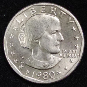 Moneda de dólar 1980 D Susan B Anthony - Imagen 1 de 2