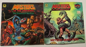2 Masters of the Universe Sword of Skeletor & Meteor Monsters Books 1983 - Bild 1 von 9