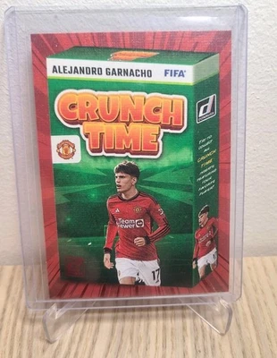 Alejandro Garnacho 2023-24 Panini Donruss Fifa Crunch Time Red MAN UTD ARGENTINA - Image 1 of 3