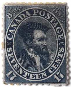 Canadá SC# 19 como nuevo sin goma sin fallas - Imagen 1 de 3