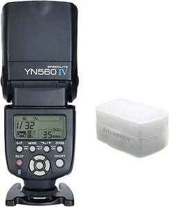 Yongnuo YN-560 IV Flash Speedlite for Canon Nikon Pentax Olympus DSLR Cameras - Picture 1 of 9