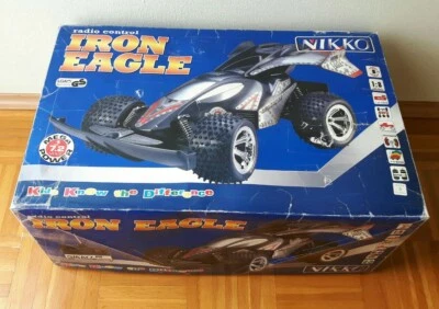 RC NIKKO Iron Eagle 1:8 Offroad Buggy 4WD mit 2 x Mabuchi 390 neuwertig OVP  - Bild 1 von 4