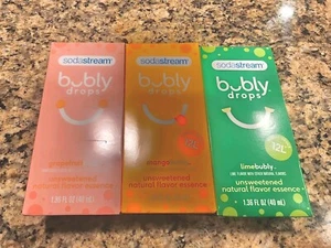 Sodastream Bottiglie Bubly Gocce Lime Mango Pompelmo Bolla 1,36 oz - Foto 1 di 5
