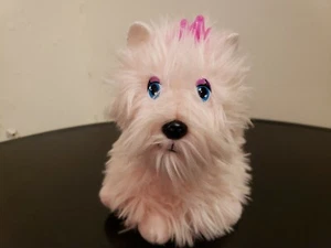 Animagic Pink Plush Dog Yips & Pants Sounds Tiara Soft Kids Children Toy 7"  - Picture 1 of 10