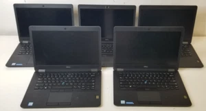 5x Dell Latitude E7470 Intel Core i7-6600U CPU @ 2.60GHz, 8GB RAM, NO SSD (#1) - Picture 1 of 12