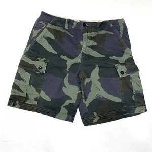 Pantaloncini Vintage Burton Camo Cargo 9” Elasticizzati - Uomo Taglia 34 - Immacolati/Impeccabili - Foto 1 di 10