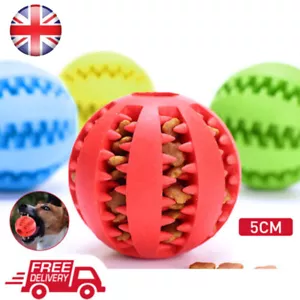 Dog Treat Ball Interactive Chew Resist Toys Feeder Teeth Clean Food Dispenser # - Picture 1 of 17